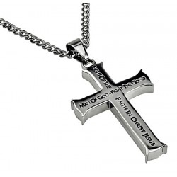 Necklace-Iron Cross-Man Of...