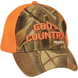 Cap-God & Country-Camo/Orange