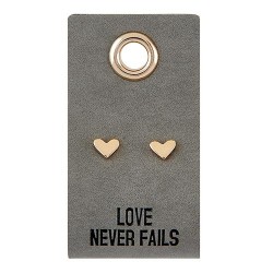 Earrings-Love Never...