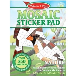 Sticker Pad-Nature-Mosaic...