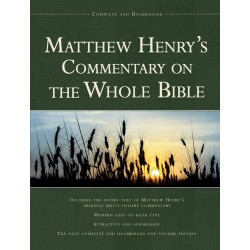 Matthew Henry's Commentary...