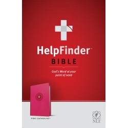 NLT Helpfinder Bible-Pink...