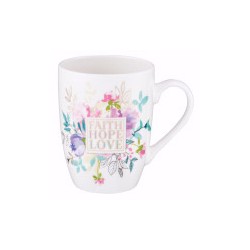 Mug-Faith Hope Love w/Gift Box