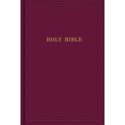 KJV Pew Bible-Garnet Hardcover