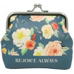 Coin Purse-Rejoice Always...