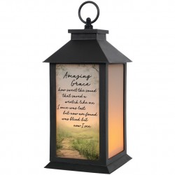 Lantern w/LED Candle &...