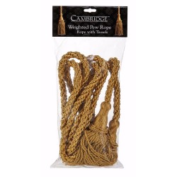 Weighted Pew Rope-20'-Gold