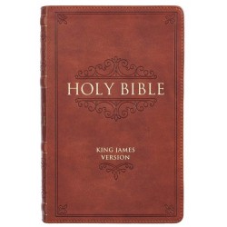 KJV Giant Print Bible-Brown...