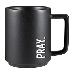 Matte Cafe Mug-Pray (15 Oz)