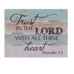 Rustic Pallet Art-Trust In...