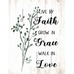 Rustic Pallet Art-Live By...