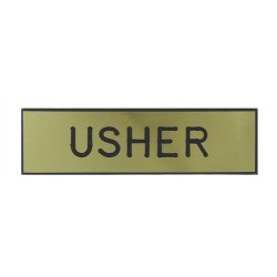 Badge-Usher-Pin w/Safety...