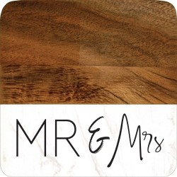 Coaster Set-Mr & Mrs (Pk/4)