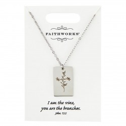 Necklace-Rectangle-I Am The...