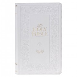 KJV Giant Print Bible-White...