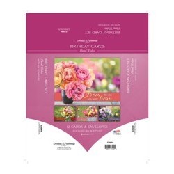 Boxed Card-Floral Wishes...