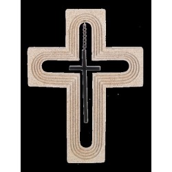 Wall Plaque-Cutout Cross...