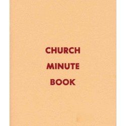 Church Minute Book (6-3/4"...