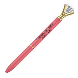 Pen-Gem-Sparkle Radiantly-Pink
