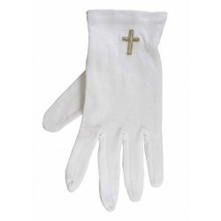 Gloves-Gold Cross Cotton-XLG