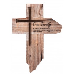 Wall Cross-Our Family...